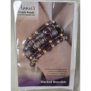Annie's Simply Beads Kit Of The Month "Stacked Bracelets" BD114